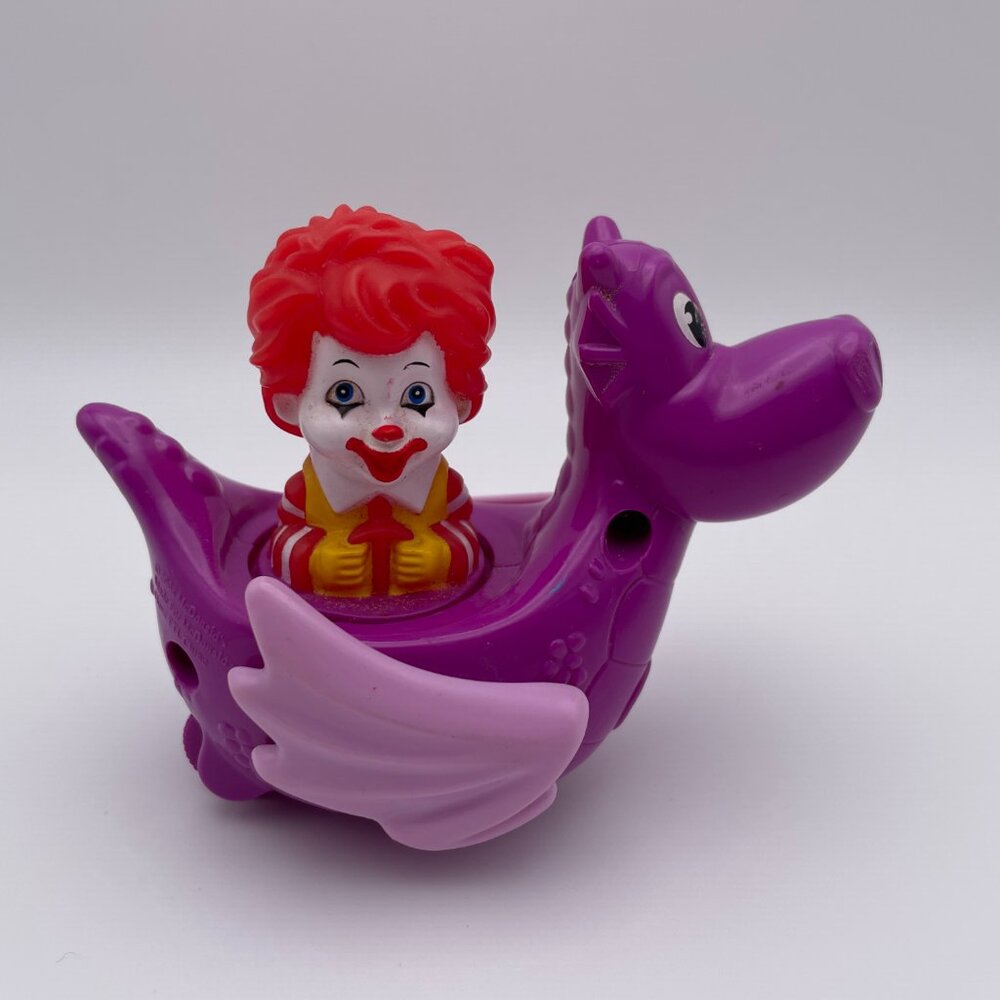 Ronald McDonald 2008 Happy Meal Toy Purple Dragon McDonalds (SKU: 413TO2)